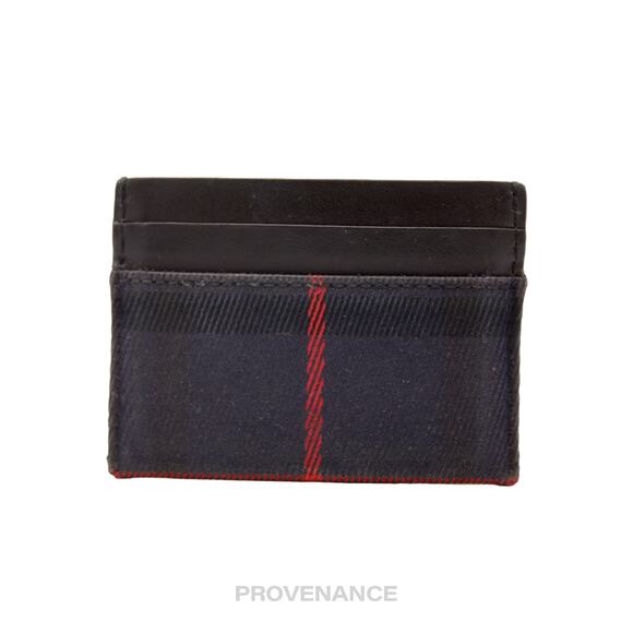 🔴 Burberry Card Holder Wallet - Navy Check - Picture 2 of 5